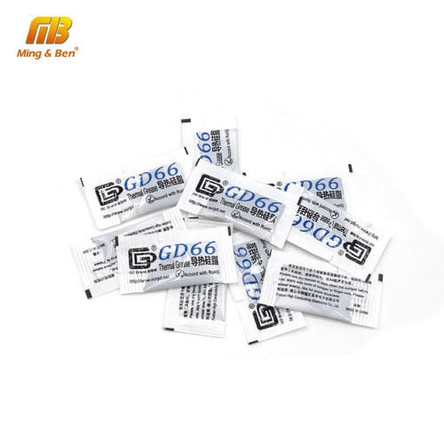 10PCS GD66 Thermal Conductive Grease Paste Silicone Plaster For LED Chip Heatsink Compound Grams High Performance Gray For DIY